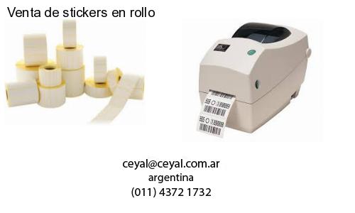 Venta de stickers en rollo