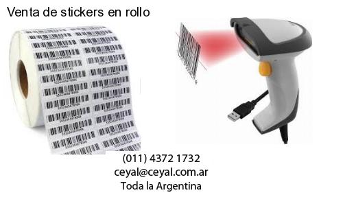 Venta de stickers en rollo