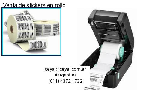 Venta de stickers en rollo
