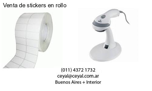 Venta de stickers en rollo