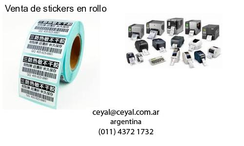 Venta de stickers en rollo
