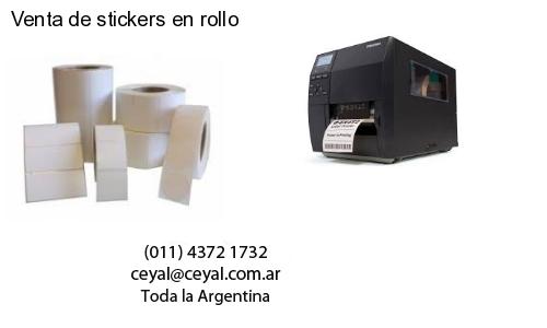 Venta de stickers en rollo