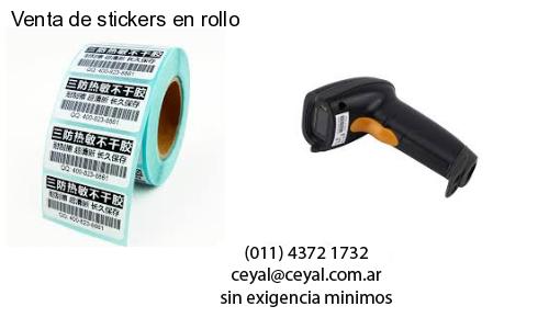 Venta de stickers en rollo