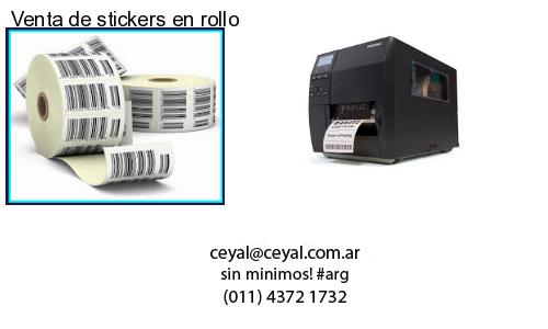 Venta de stickers en rollo