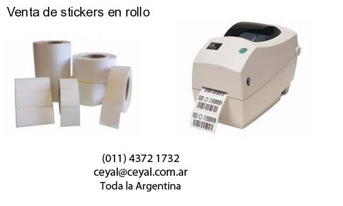 Venta de stickers en rollo