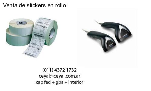 Venta de stickers en rollo