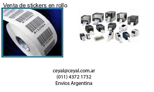 Venta de stickers en rollo