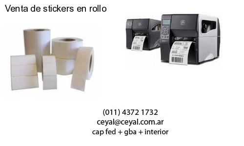 Venta de stickers en rollo