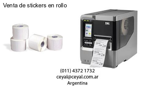Venta de stickers en rollo