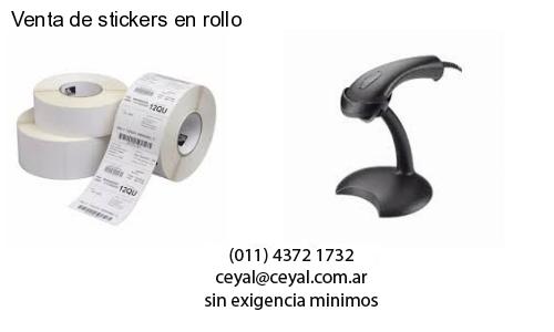 Venta de stickers en rollo