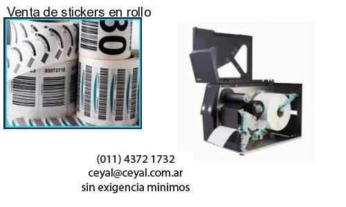 Venta de stickers en rollo