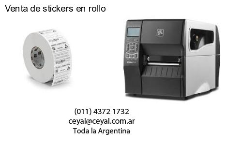 Venta de stickers en rollo