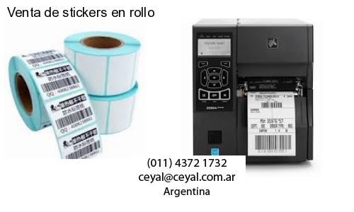 Venta de stickers en rollo