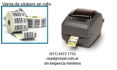 Venta de stickers en rollo