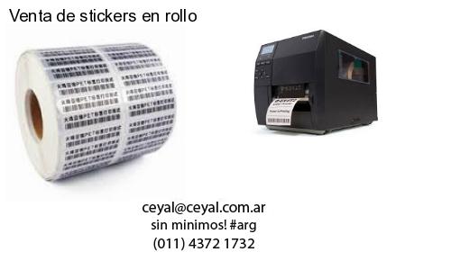 Venta de stickers en rollo