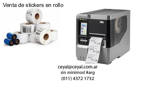 Venta de stickers en rollo