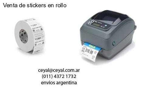 Venta de stickers en rollo