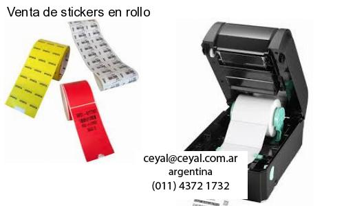 Venta de stickers en rollo