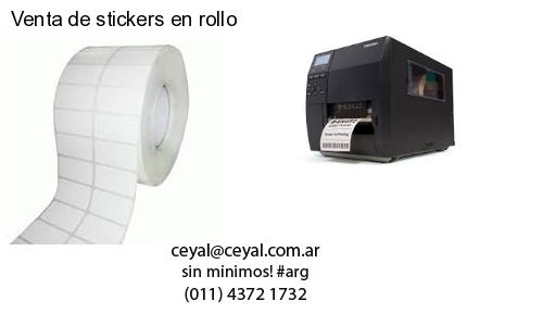 Venta de stickers en rollo