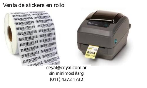 Venta de stickers en rollo