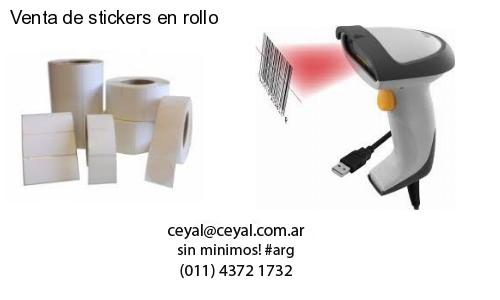 Venta de stickers en rollo