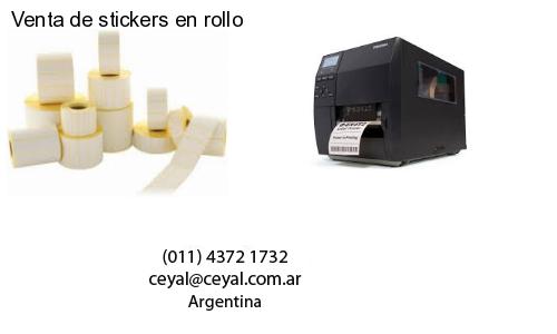 Venta de stickers en rollo