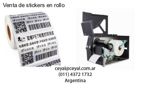 Venta de stickers en rollo