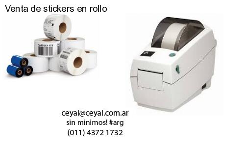 Venta de stickers en rollo