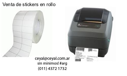 Venta de stickers en rollo