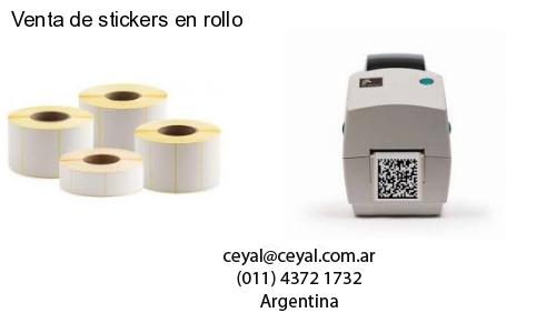 Venta de stickers en rollo