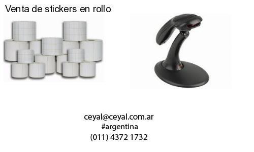 Venta de stickers en rollo