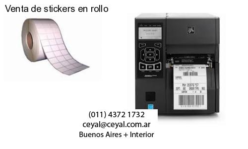 Venta de stickers en rollo