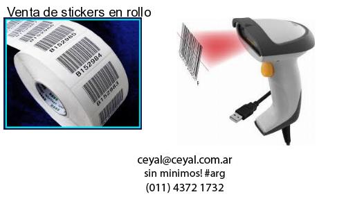 Venta de stickers en rollo