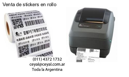 Venta de stickers en rollo