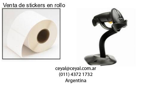 Venta de stickers en rollo