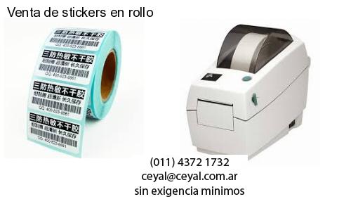 Venta de stickers en rollo
