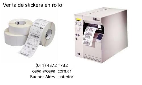 Venta de stickers en rollo