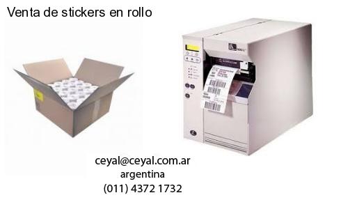 Venta de stickers en rollo