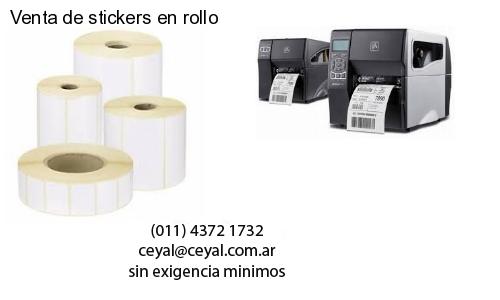Venta de stickers en rollo