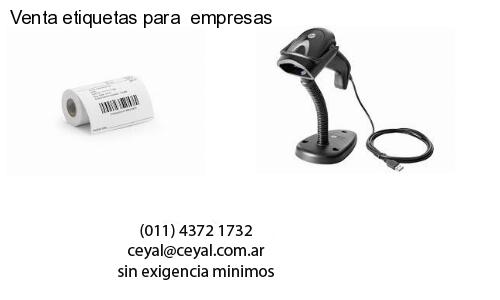 Venta etiquetas para  empresas