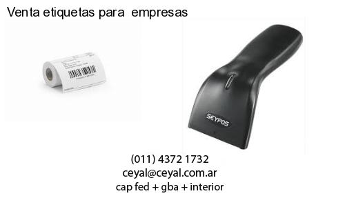 Venta etiquetas para  empresas