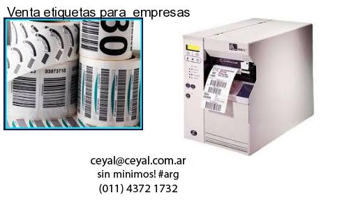 Venta etiquetas para  empresas