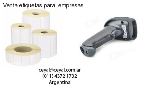 Venta etiquetas para  empresas