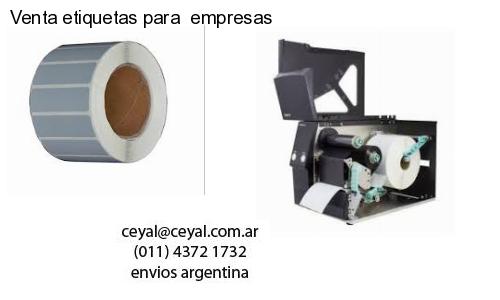 Venta etiquetas para  empresas