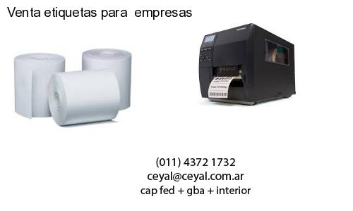 Venta etiquetas para  empresas