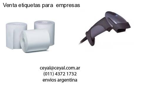 Venta etiquetas para  empresas