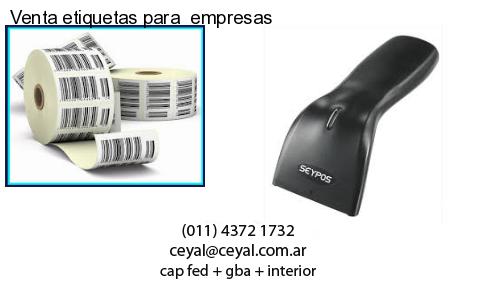 Venta etiquetas para empresas