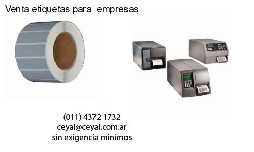 Venta etiquetas para  empresas