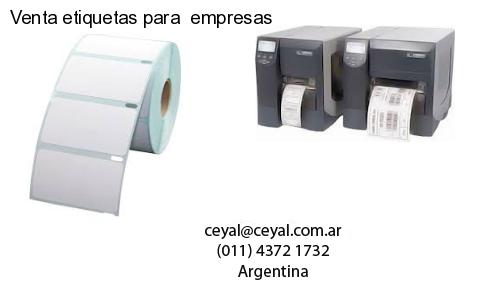 Venta etiquetas para empresas