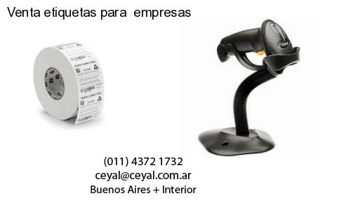 Venta etiquetas para  empresas